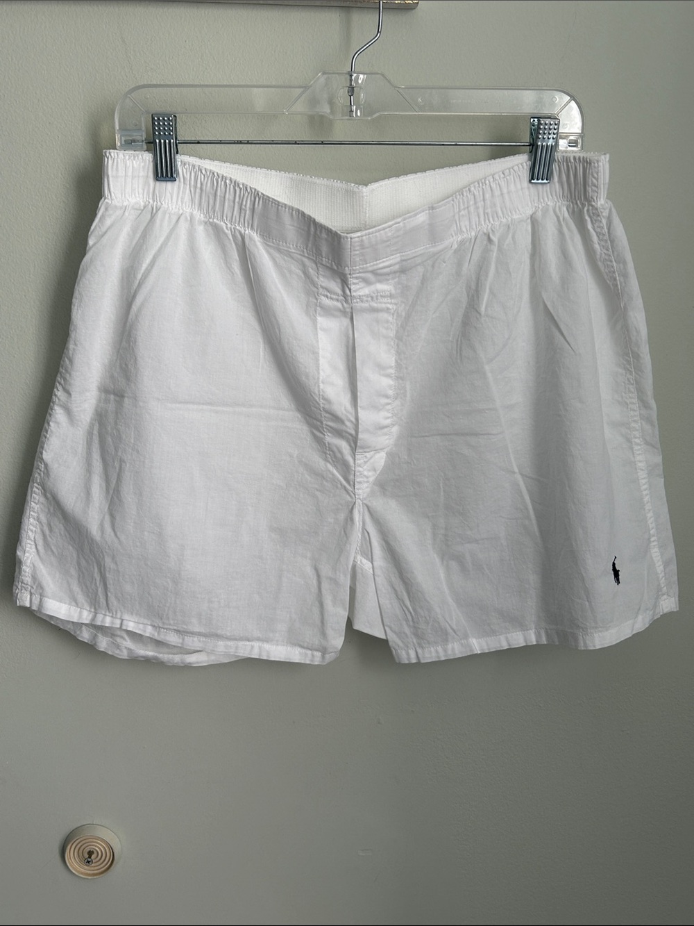 Polo by Ralph Lauren White Men's Cotton Boxer Shorts